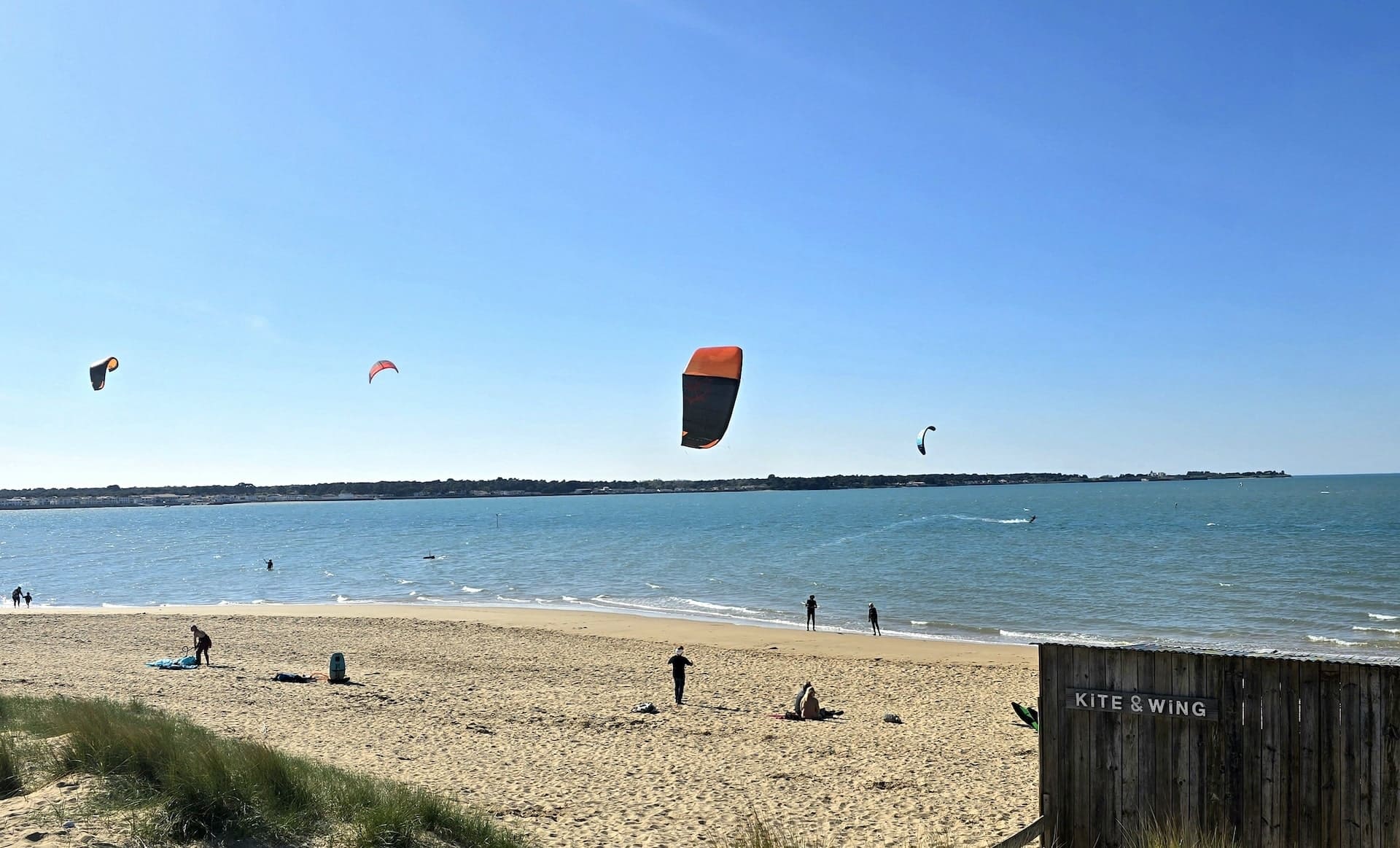 Plage de Rivedoux-Plage, spot de kitesurf Île de Ré