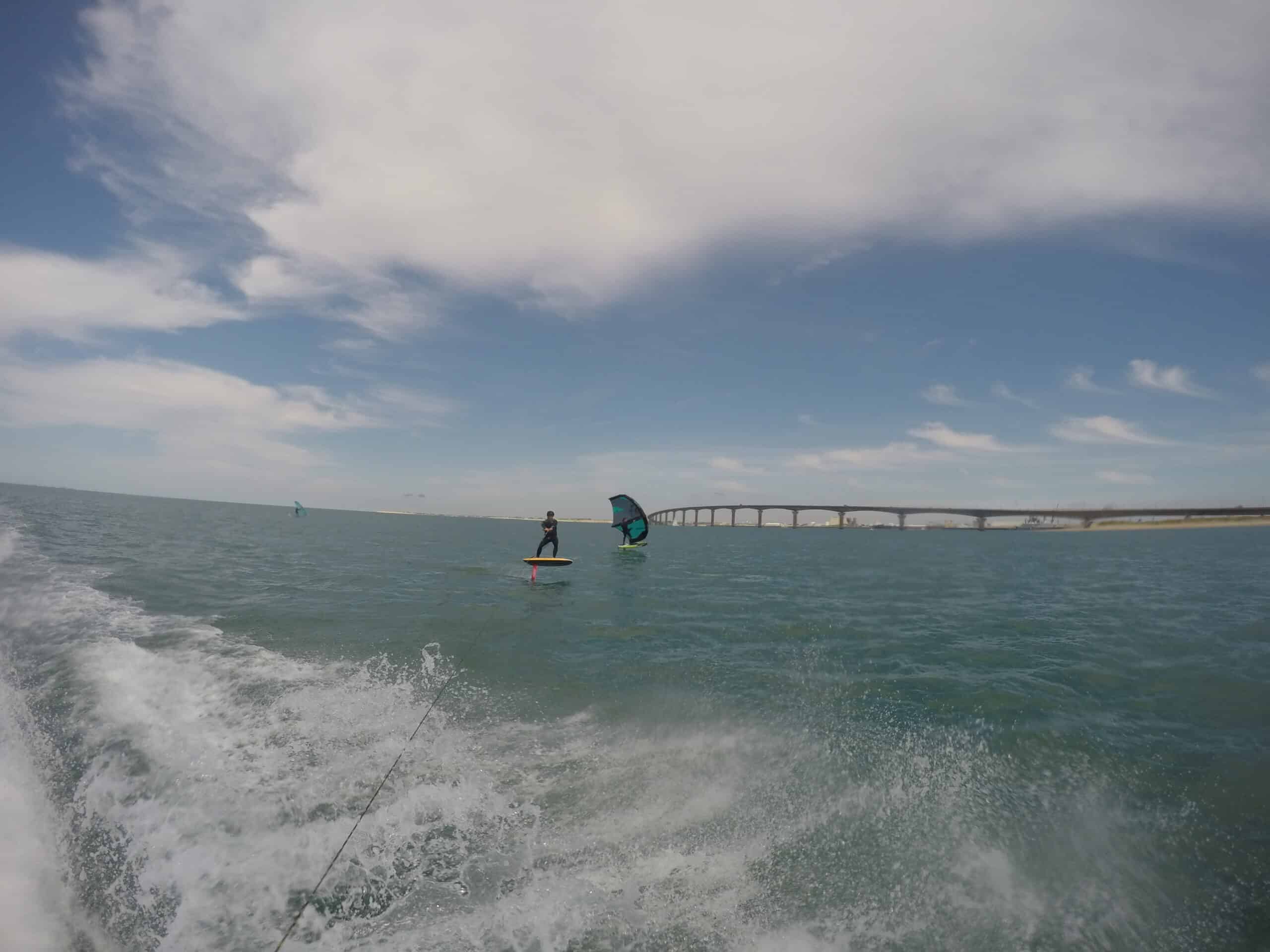 École de wingfoil Île de Ré cours en groupe