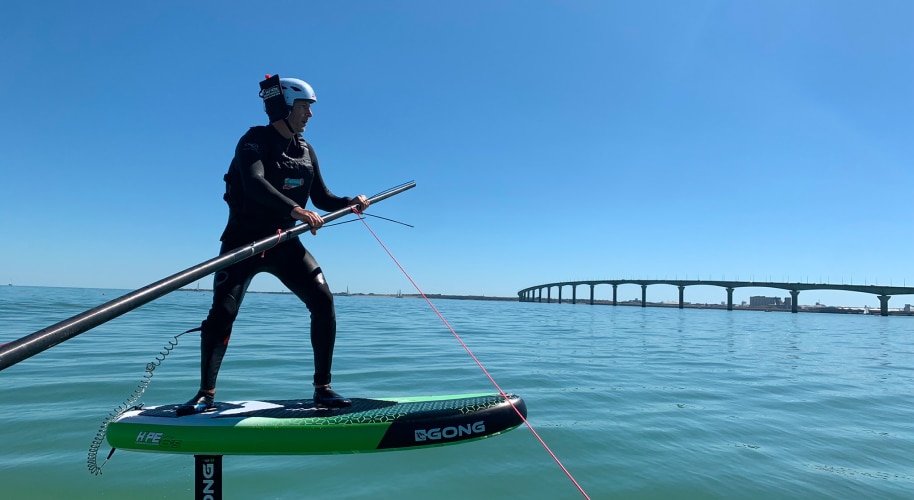 Progression wingfoil avec moniteur diplômé